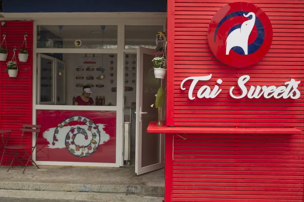 The very first Tai Sweets store, established in 2017
