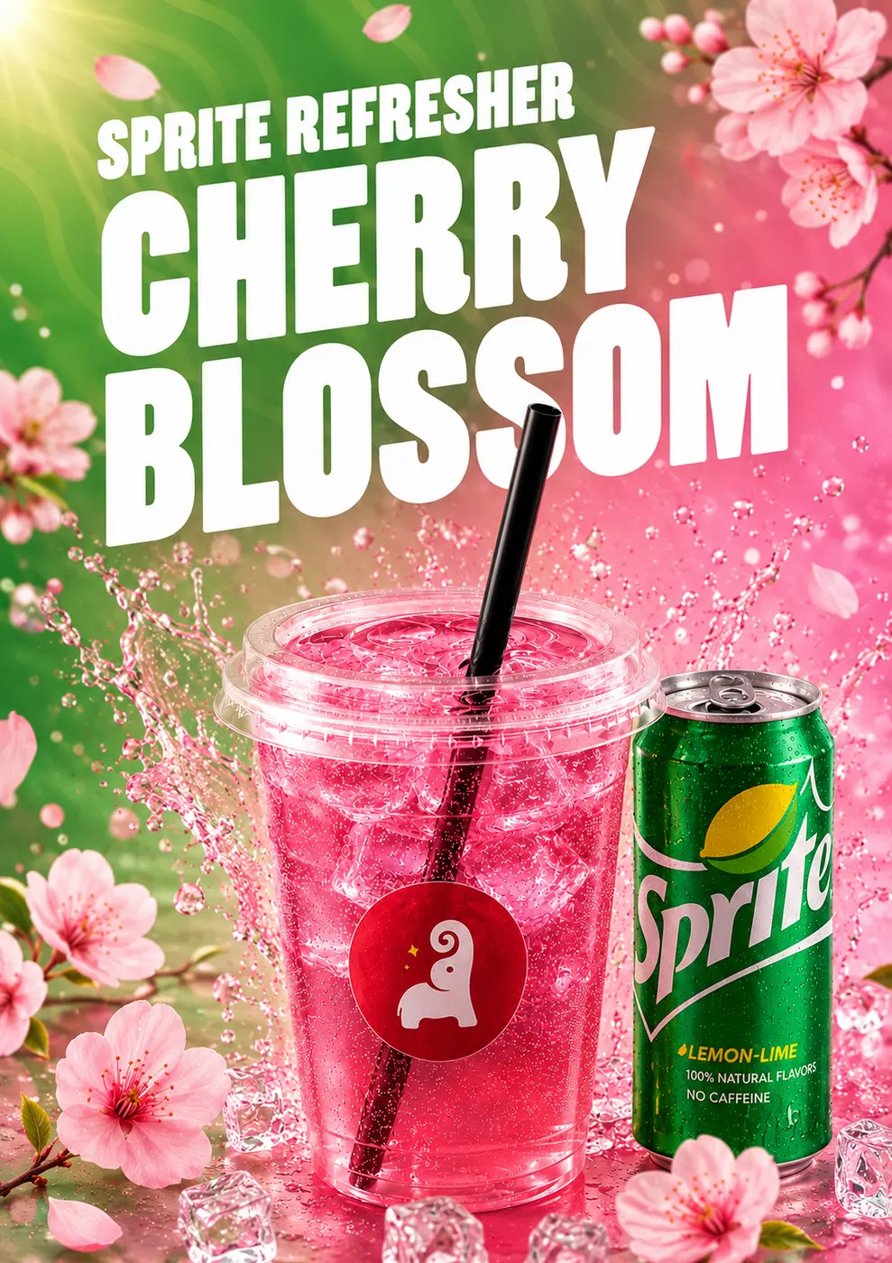 Tai Sweets Sprite Refresher Cherry Blossom poster